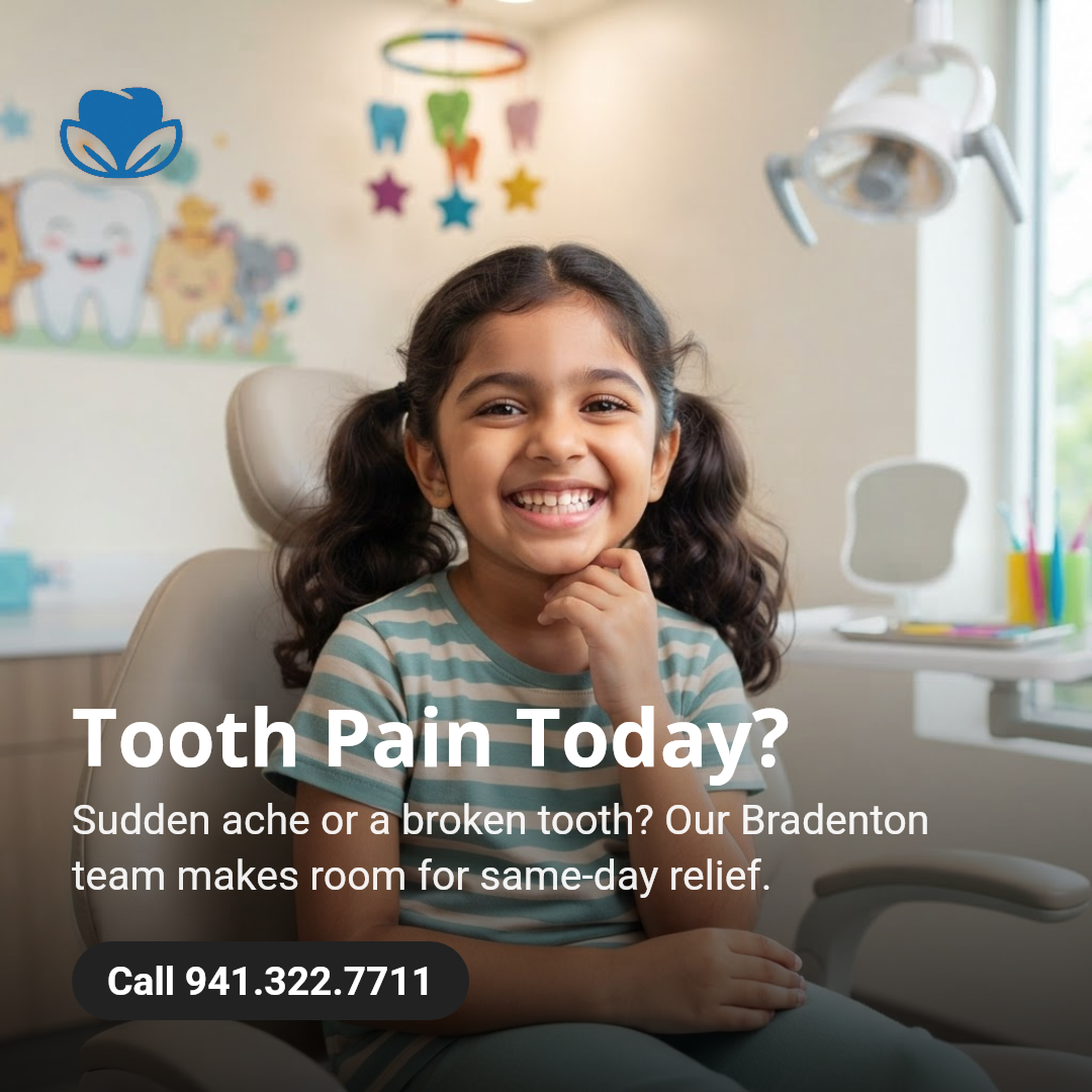 Tooth pain today? Same-day relief in Bradenton